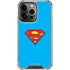 DC Comics Superman Official Logo iPhone 14 Pro Clear Case